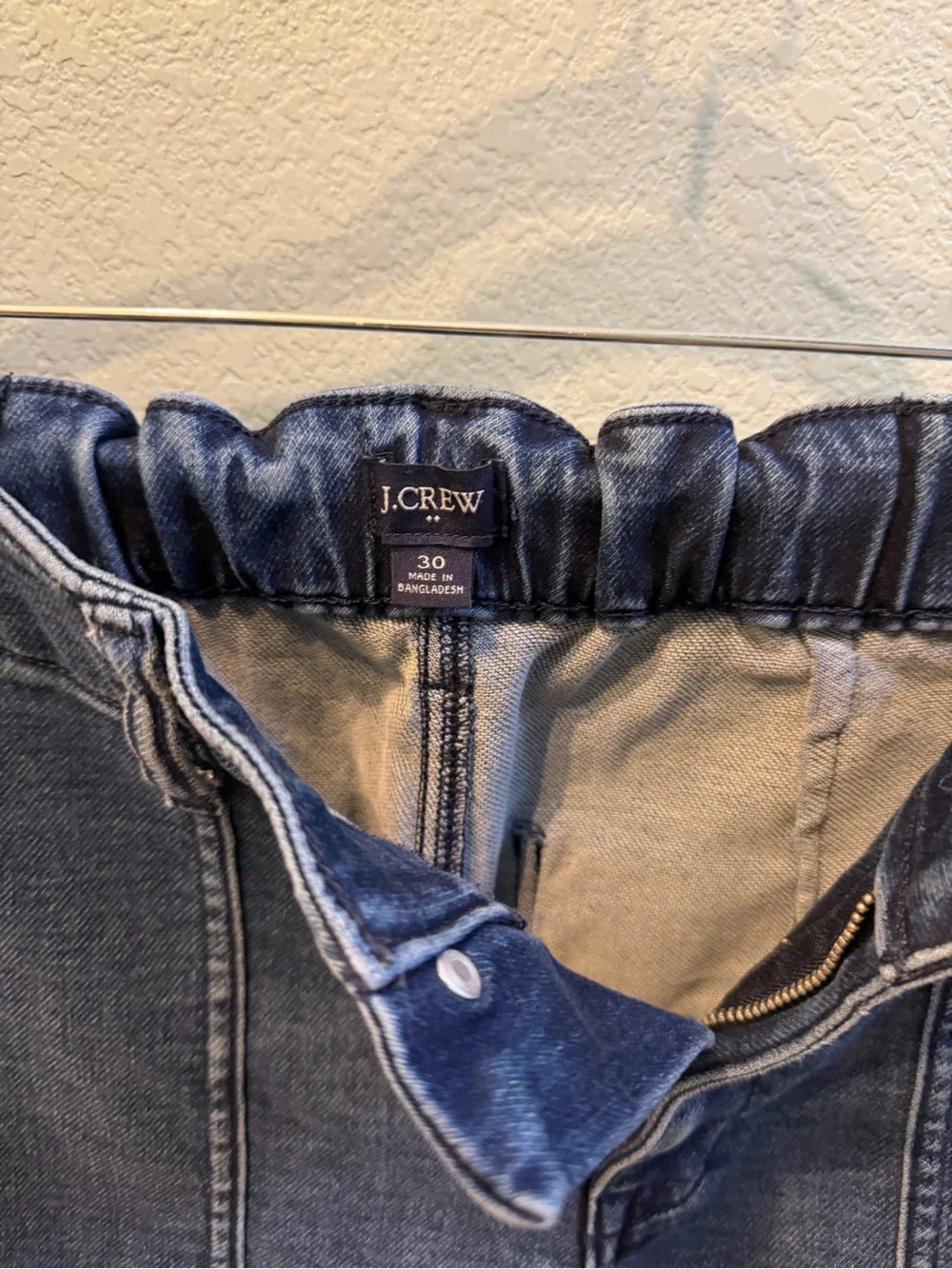 J. Crew Women’s Blue Denim Jogger Jeans 30 like new